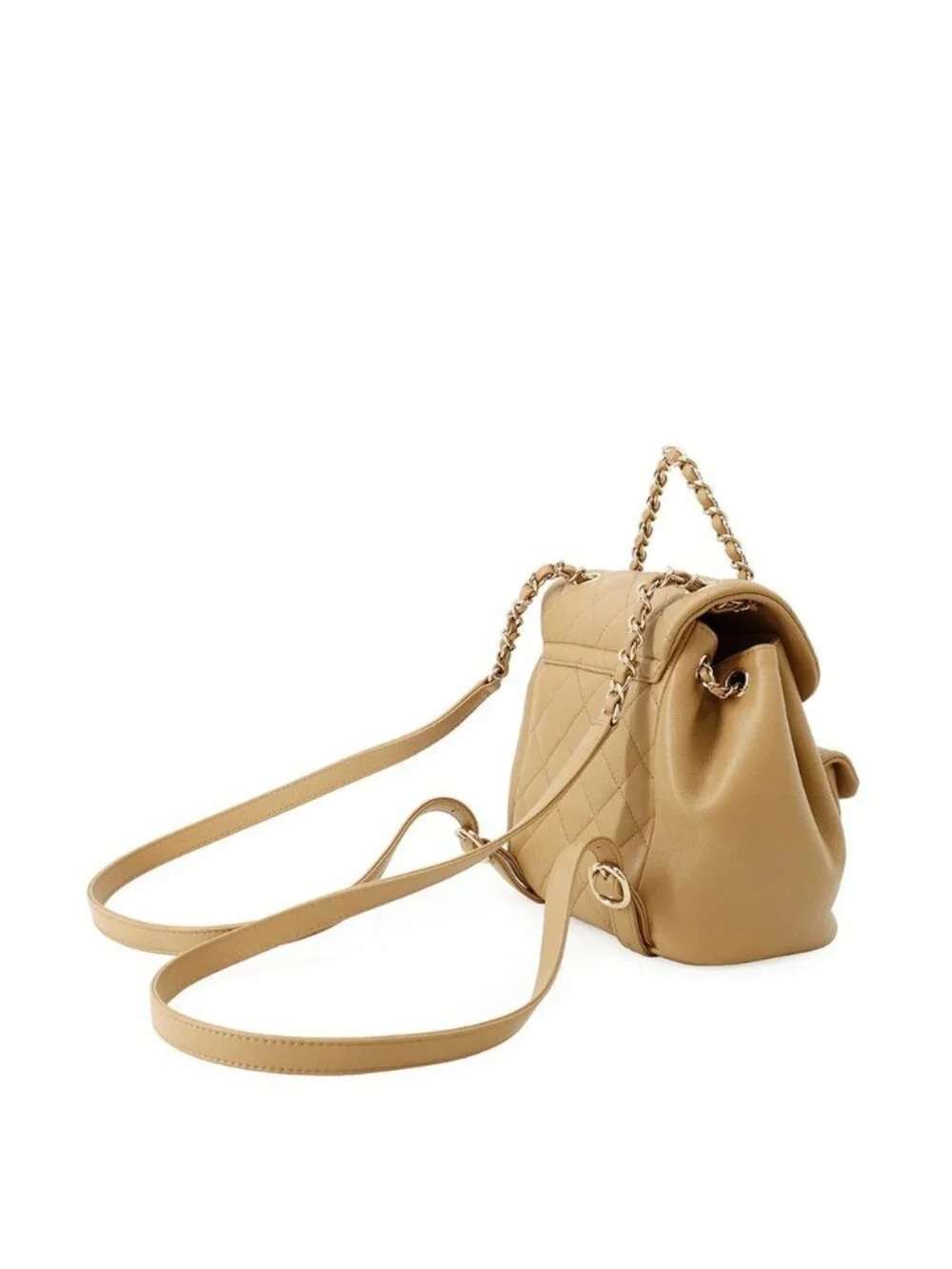 Chanel Backpack Quilted CC Logo Lambskin